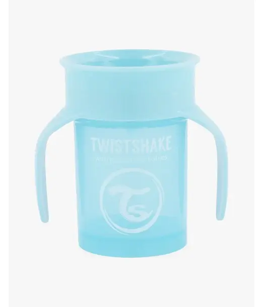 Tasse 360° Twistshake Anti-fuites 230ml 6m+ Bleu Vaisselle bébé