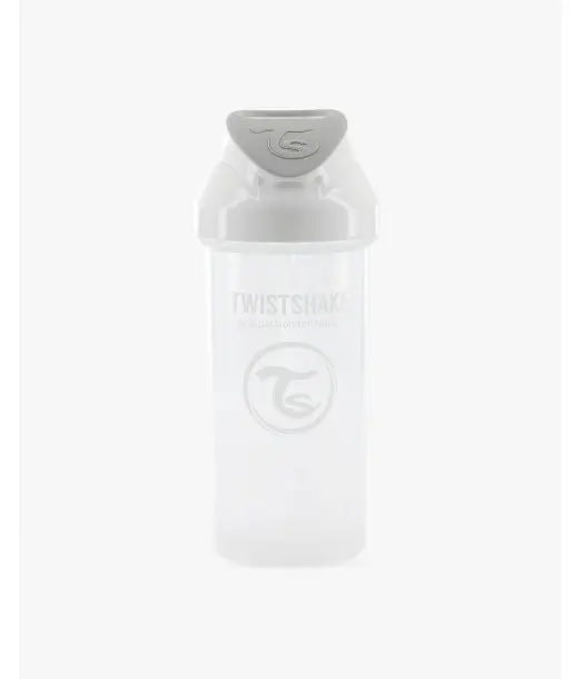 Tasse à Paille Twistshake Anti-fuites 360ml 6m+ Blanc Vaisselle 2
