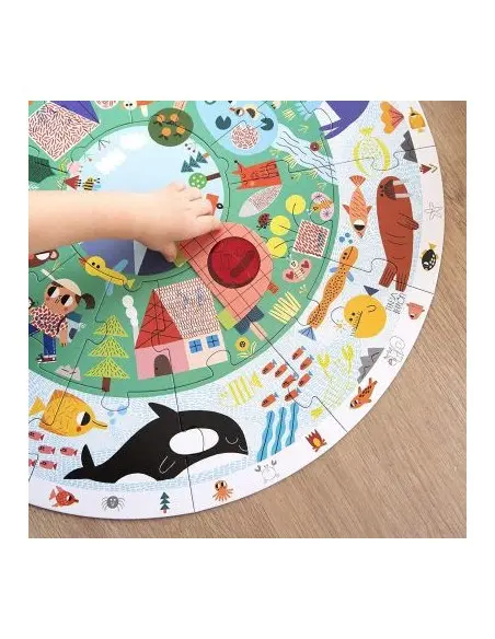 XXL round animals puzzle Goula from 3 years — photo 2