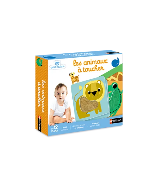 Nathan Les Animaux à Toucher 12m+ 0 - 3 ans - Nathan Maroc