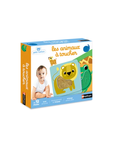 Nathan Les Animaux à Toucher 12m+ 0 - 3 ans - Nathan Maroc