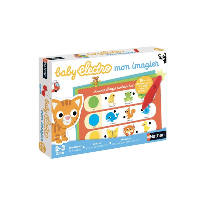 Nathan Baby Electro premier imagier 2-3ans Livres & Activités 