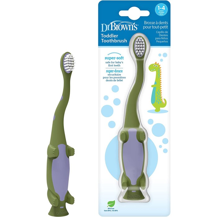 Dr Brown's Brosse À Dents 1 - 4ans Dinosaure Brosse à dents -