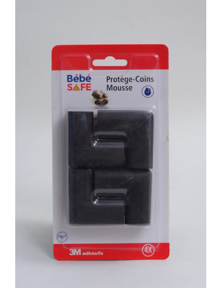 Protège Coins Mousse Marron - 4 pièces Bébé Safe dans Accessoires de protection chez Baby And Mom Maroc