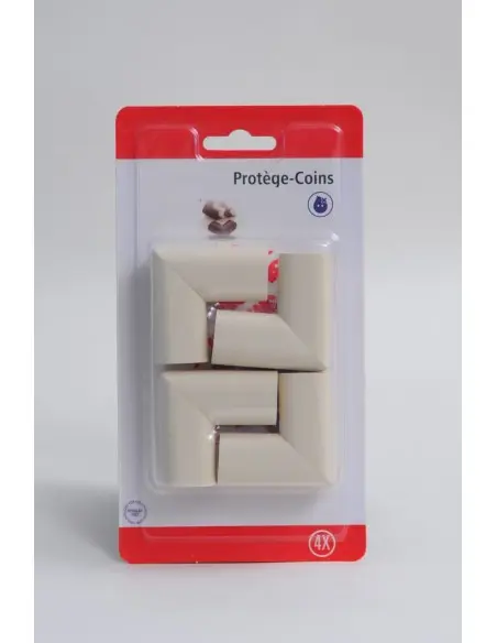 White foam corner protectors – 4-piece Bébé Safe