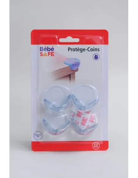Transparent corner protectors – 4 pieces Bébé Safe