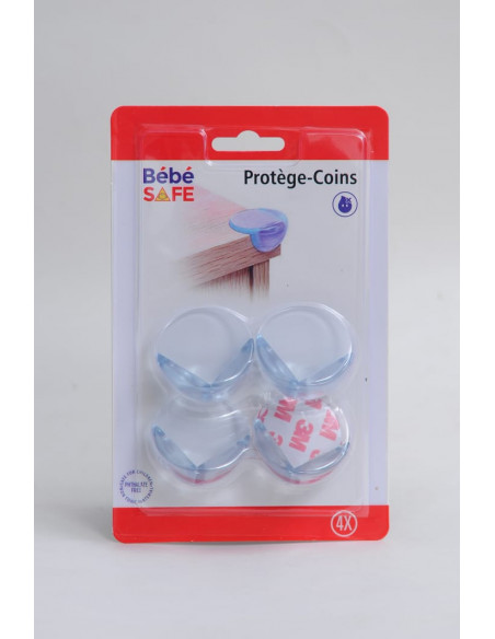 Protège Coins Transparent – 4 pièces Bébé Safe dans Accessoires de protection chez Baby And Mom Maroc