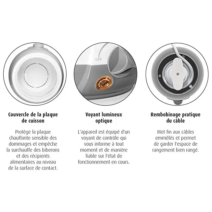 Reer Chauffe biberon et Chauffe repas pour Bébé Chauffe biberon