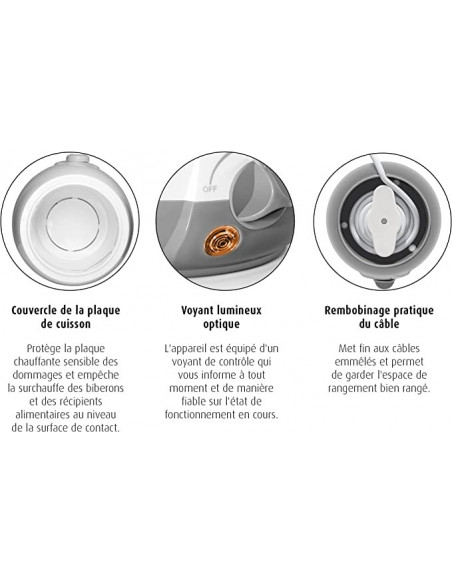 Reer Chauffe biberon et Chauffe repas pour Bébé Chauffe biberon