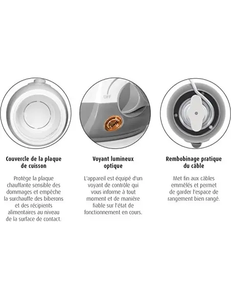 Reer Chauffe biberon et Chauffe repas pour Bébé Chauffe biberon