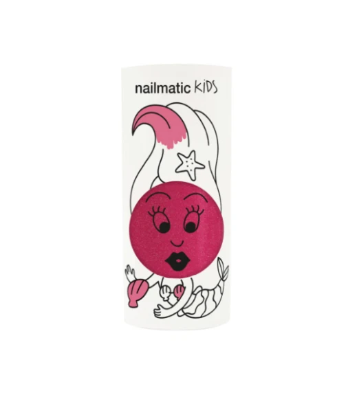 Children's nail varnish – Pink glitter Sissi