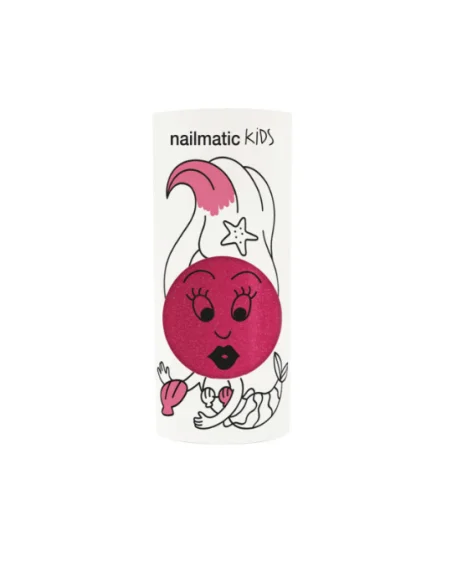Children's nail varnish – Pink glitter Sissi