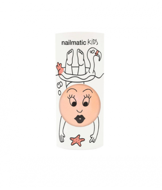 Vernis à Ongles pour Enfant – Corail néon nacré Flamingo Vernis