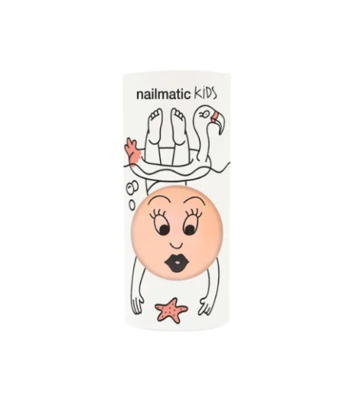 Vernis à Ongles pour Enfant – Corail néon nacré Flamingo Vernis
