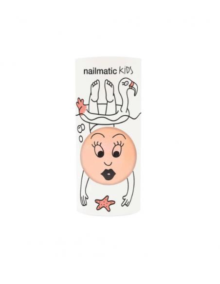 Vernis à Ongles pour Enfant – Corail néon nacré Flamingo Vernis