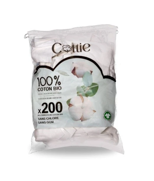Cottie organic cotton pads 200 units