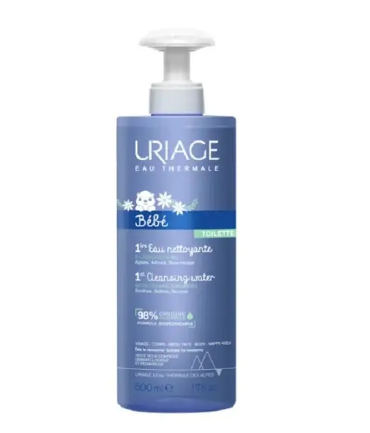 Uriage Bébé 1ère Eau Nettoyante 500ml Eau / Lait de toilette -