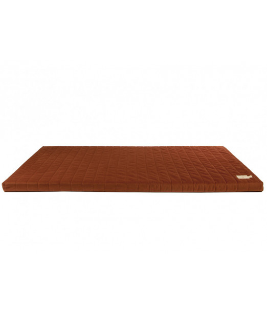 Nobodinoz Matelas de sol Zanzibar Velvet Terracota Déco chambre
