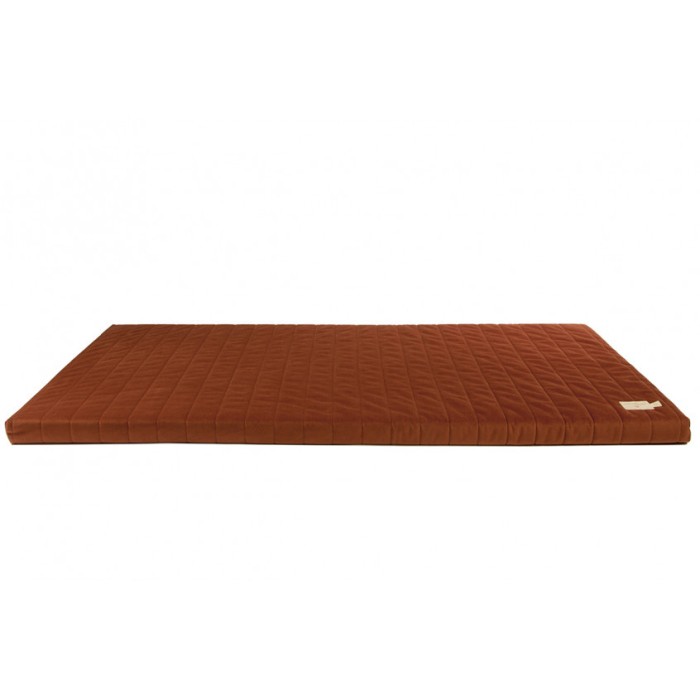 Nobodinoz Matelas de sol Zanzibar Velvet Terracota Déco chambre