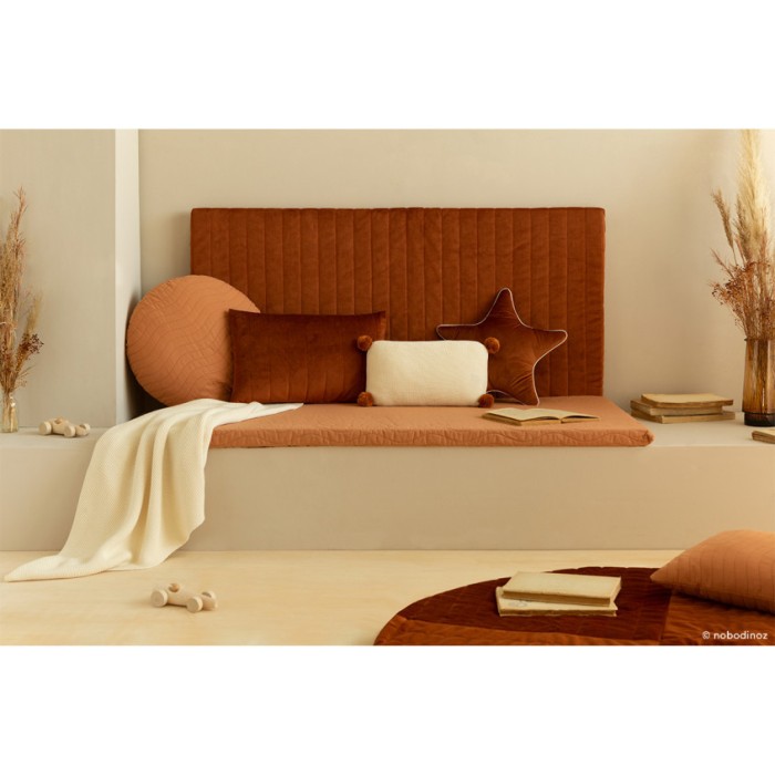 Nobodinoz Matelas de sol Zanzibar Velvet Terracota Déco chambre
