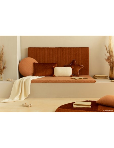 Nobodinoz Matelas de sol Zanzibar Velvet Terracota Déco chambre
