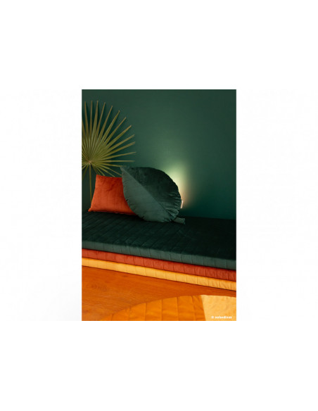Nobodinoz Matelas de sol Zanzibar Velvet Jungle Green Déco