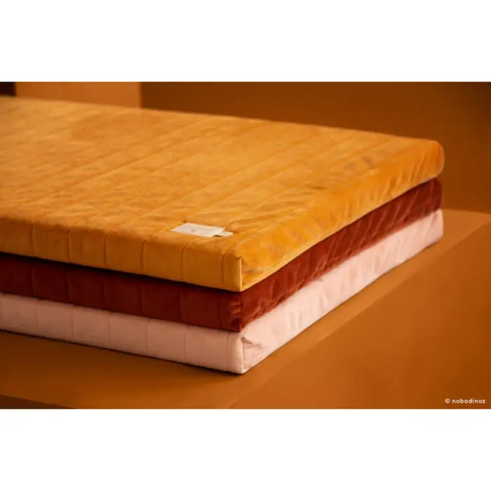 Nobodinoz Matelas de sol Zanzibar Velvet farniente yellow Déco