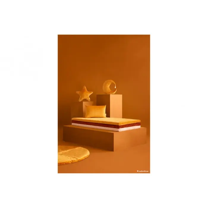 Nobodinoz Matelas de sol Zanzibar Velvet farniente yellow Déco