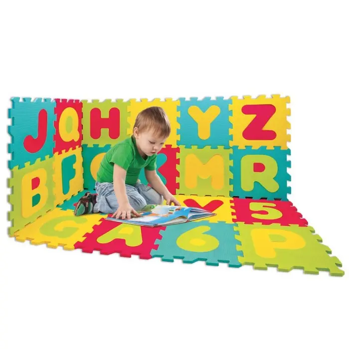 Ludi Grand tapis Lettres et Chiffres 180x180cm Tapis d'éveil -