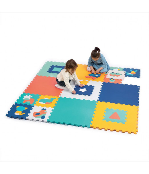 Ludi Tapis Mousse Jumbo XXL 180x180cm Tapis d'éveil - Ludi 2