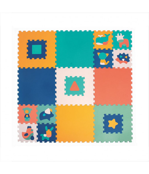 Ludi Tapis Mousse Jumbo XXL 180x180cm Tapis d'éveil - Ludi