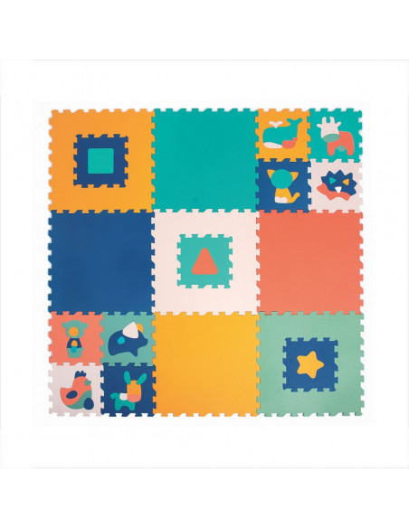 Ludi Tapis Mousse Jumbo XXL 180x180cm Tapis d'éveil - Ludi