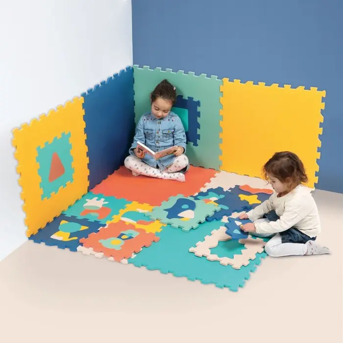 Ludi Tapis Mousse Jumbo XXL 180x180cm Tapis d'éveil - Ludi