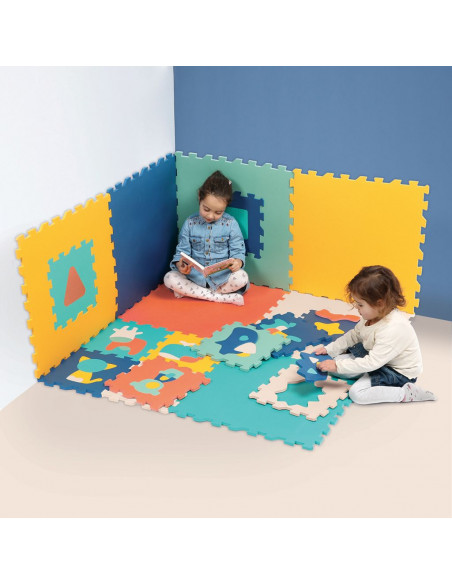 Ludi Tapis Mousse Jumbo XXL 180x180cm Tapis d'éveil - Ludi