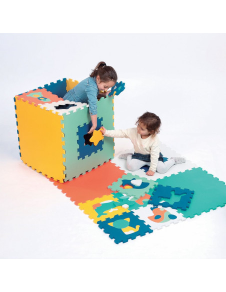 Ludi Tapis Mousse Jumbo XXL 180x180cm Tapis d'éveil - Ludi