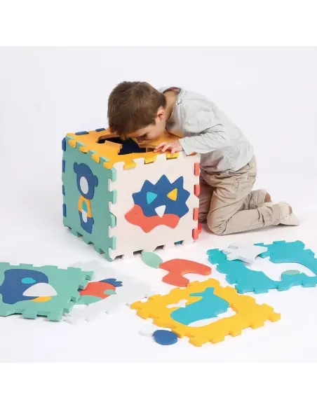 Ludi foam tile play mat Animals 90x90cm — photo 5