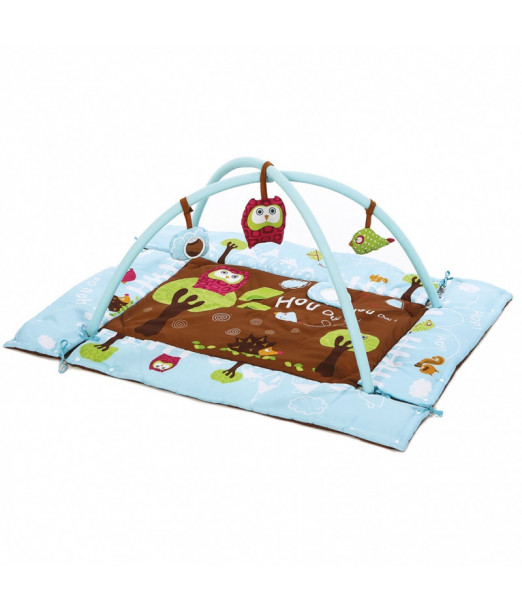 Tapis D' éveil Chouette Bleu LUDI Accueil - Ludi Maroc
