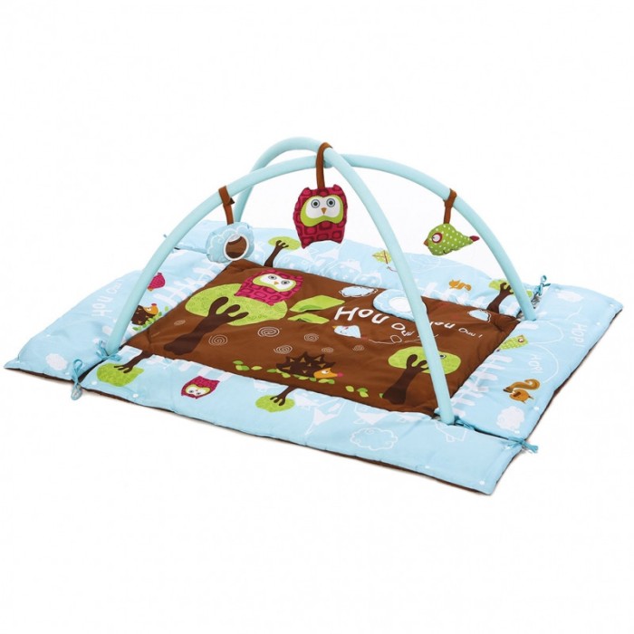 Tapis D' éveil Chouette Bleu LUDI Accueil - Ludi Maroc