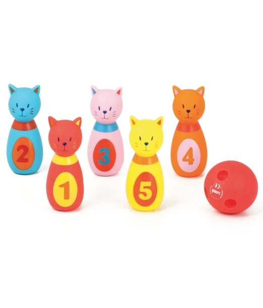 Ludi skittles game "Cat" from 10 months