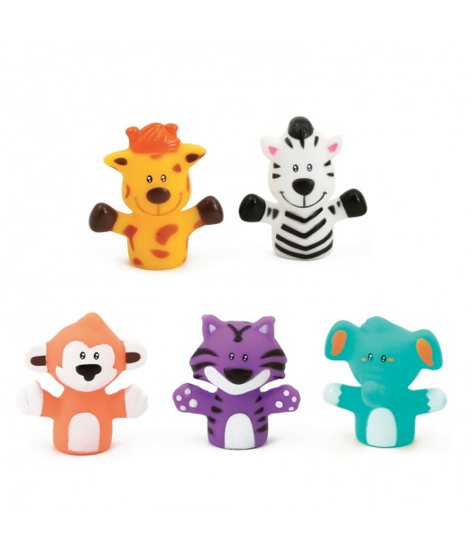 Marionnettes à Doigts Animaux de la Savane LUDI Accueil - Ludi
