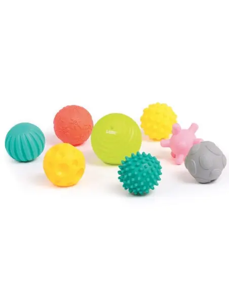 Ludi assortment of 8 sensory balls from 6 months