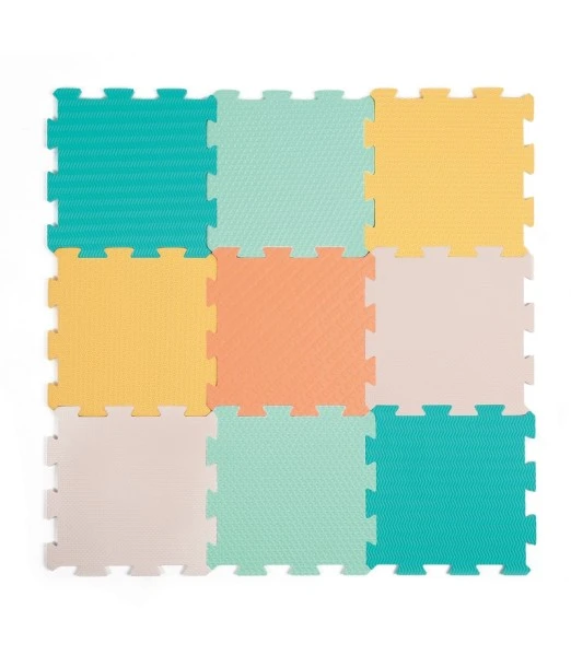 Ludi foam mat solid pastel tiles, from 0 months