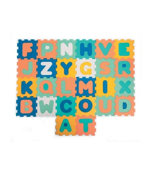 Ludi foam tile play mat 180x150 cm Letters from 10 months