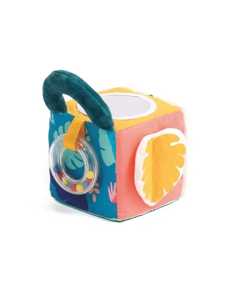 Ludi fabric activity cube leaves, from 3 months