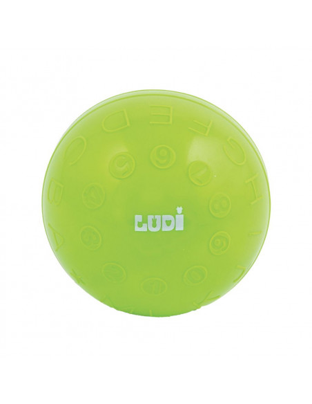 Ludi 3 Balles Sensorielles Jaune Vert Orange 6m+ Jouet - Ludi