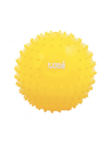 Ludi 3 Balles Sensorielles Jaune Vert Orange 6m+ Jouet - Ludi