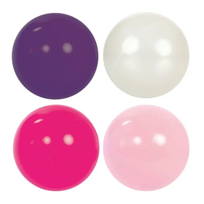 Ludi Lot de 60 Balles de Jeu Rose/Mauve 6m+ Univers Bébé -