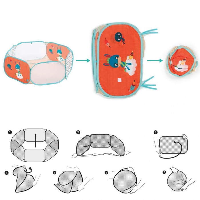 Ludi Tapis d'Eveil et d'Activité Modulable Tapis d'éveil -