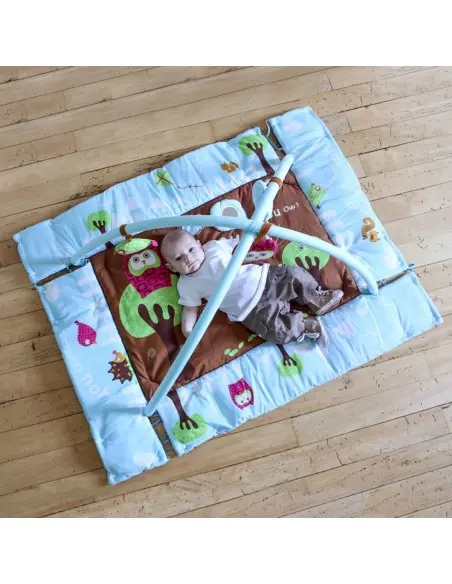 Tapis D' éveil Chouette Bleu LUDI Accueil - Ludi Maroc