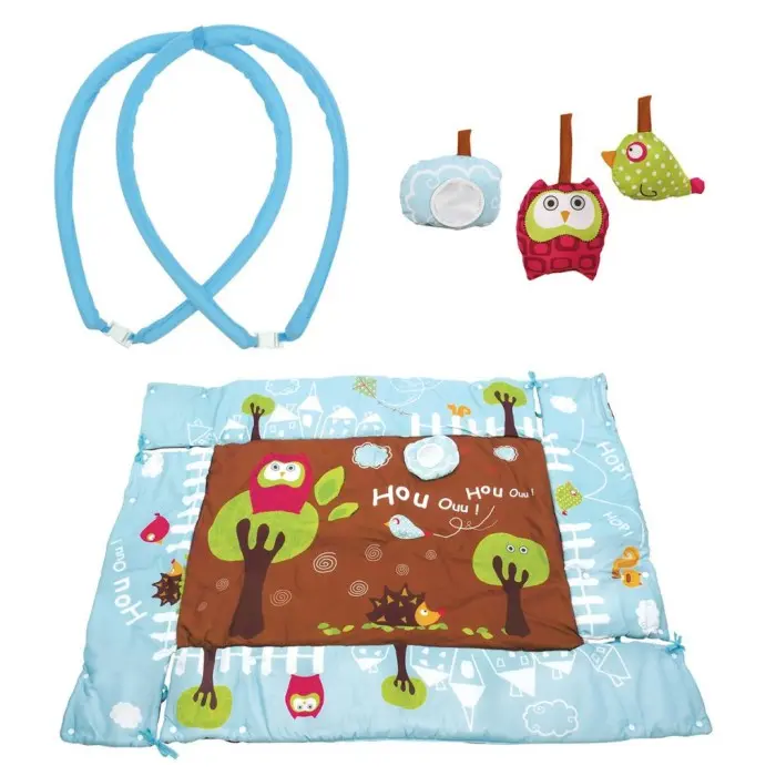 Tapis D' éveil Chouette Bleu LUDI Accueil - Ludi Maroc